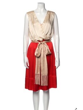 Tory Burch Silk Midi Length Dress